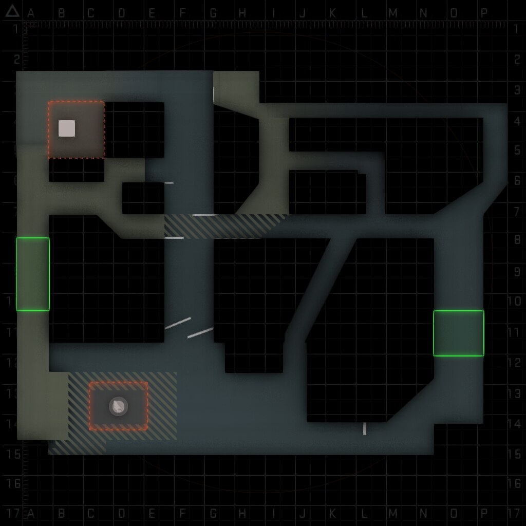De under map